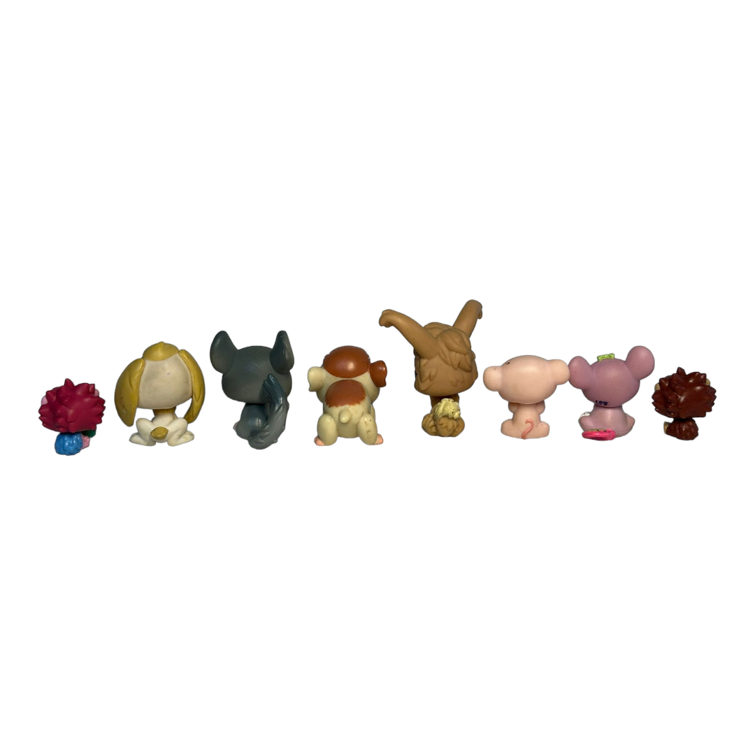 Littlest Pet Shop Lot *Eight (8) Hedgehog Mouse Bunny Chinchi Rat