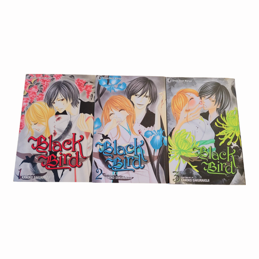 "Black Bird" Vol.#1-3 K. Sakurakoji ~Magna Books