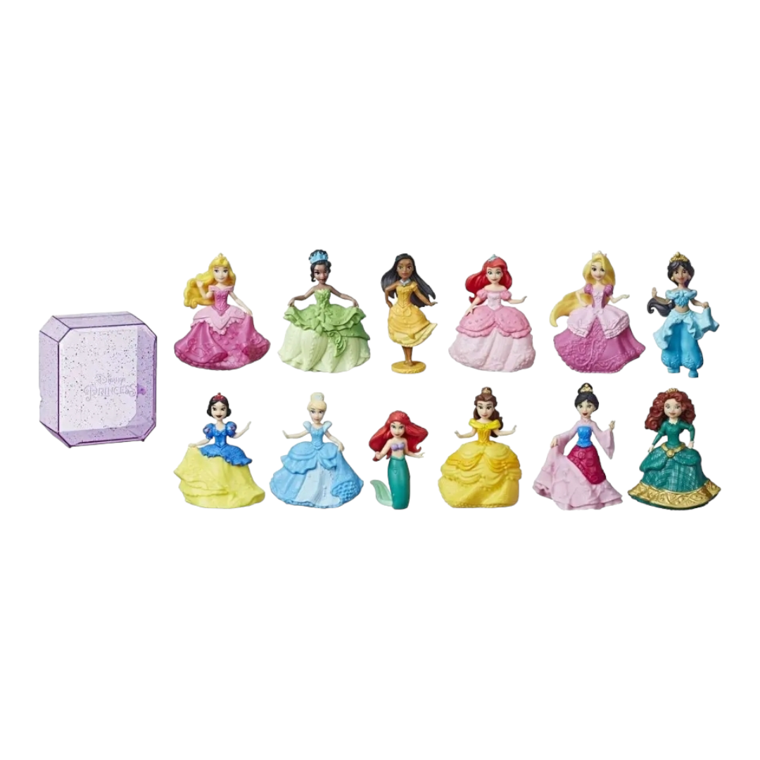 NEW *Lot of 3: Disney Princess Gem Series 1 Figure Surprise (Belle Tiana) Mystery