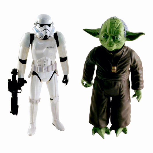Star Wars: Yoda and Storm Trooper 18" Tall Figures LucasFilms (2014-2015)