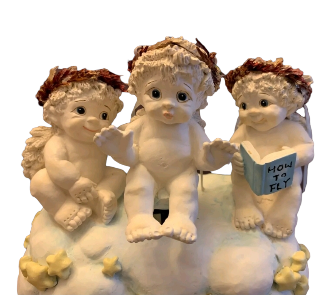 Dreamsicles Windup Musical Figure #DS281 'The Flying Lesson '95 (Only Just Begun)