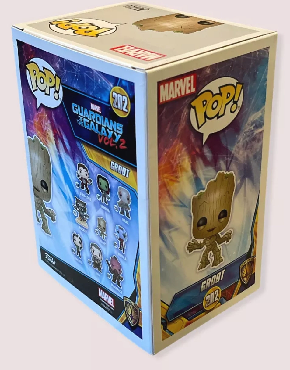 Funko POP! Marvel 'Guardians of The Galaxy' Vol. 2, #202, Groot. NIB