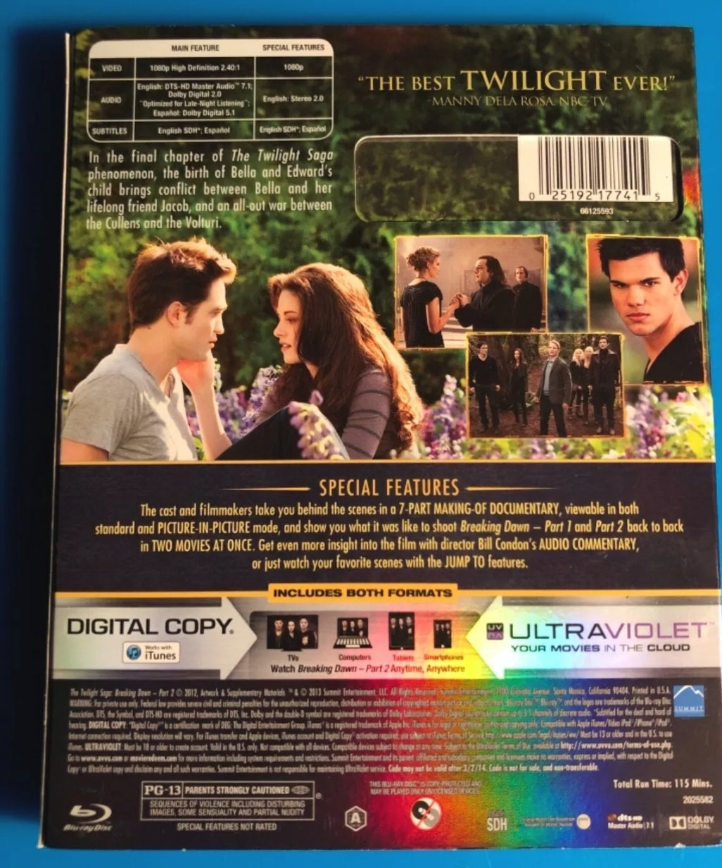 Twilight Saga: Breaking Dawn Part 2 (very good)