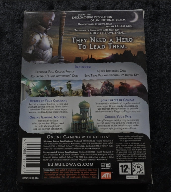 Guild Wars: NIGHTFALL - A PC Game (Great Working)