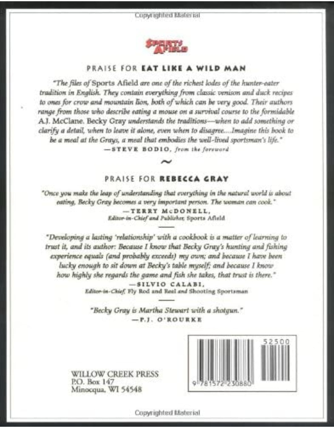 Eat Like a Wildman: 110 Years of Great Game & Fish Recipes (Hardback)
