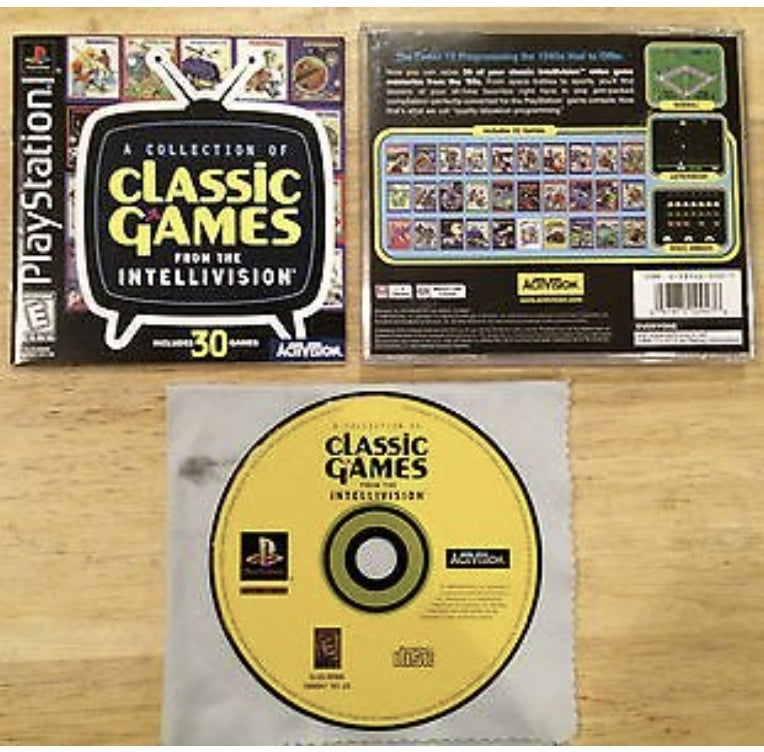 Collection of Classic Games Intellivision (Includes 30 Games) Playstation