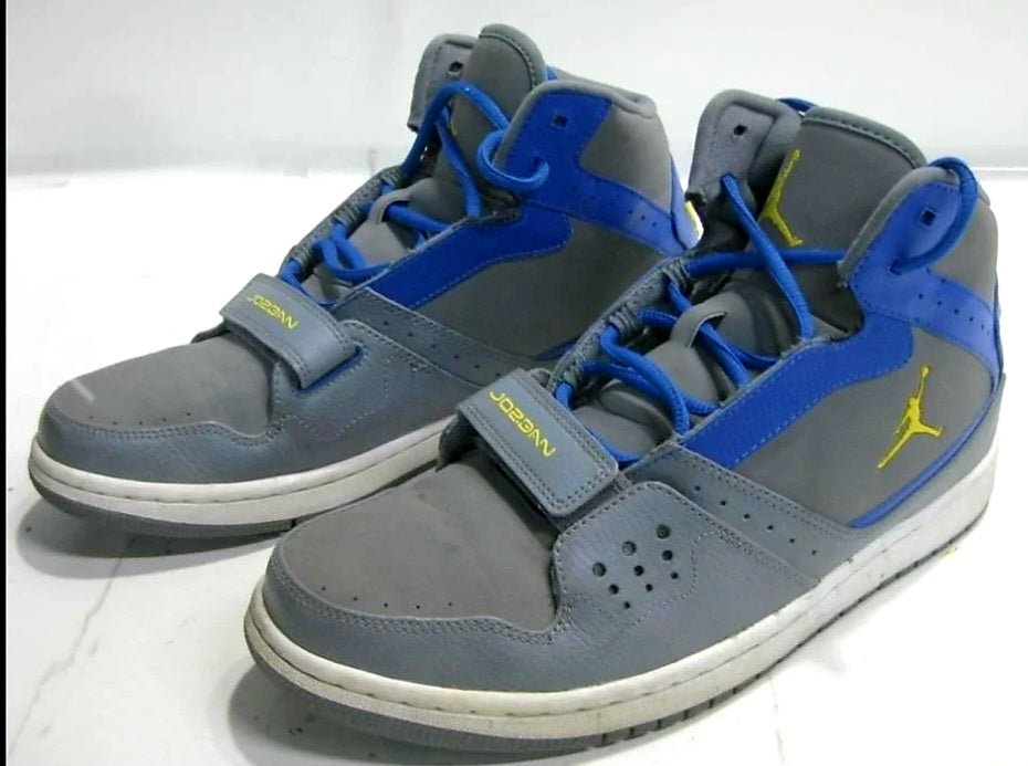 Nike Air Jordan Black 1 Flight Strap Basketball Shoes Mens Size 8 628584-090