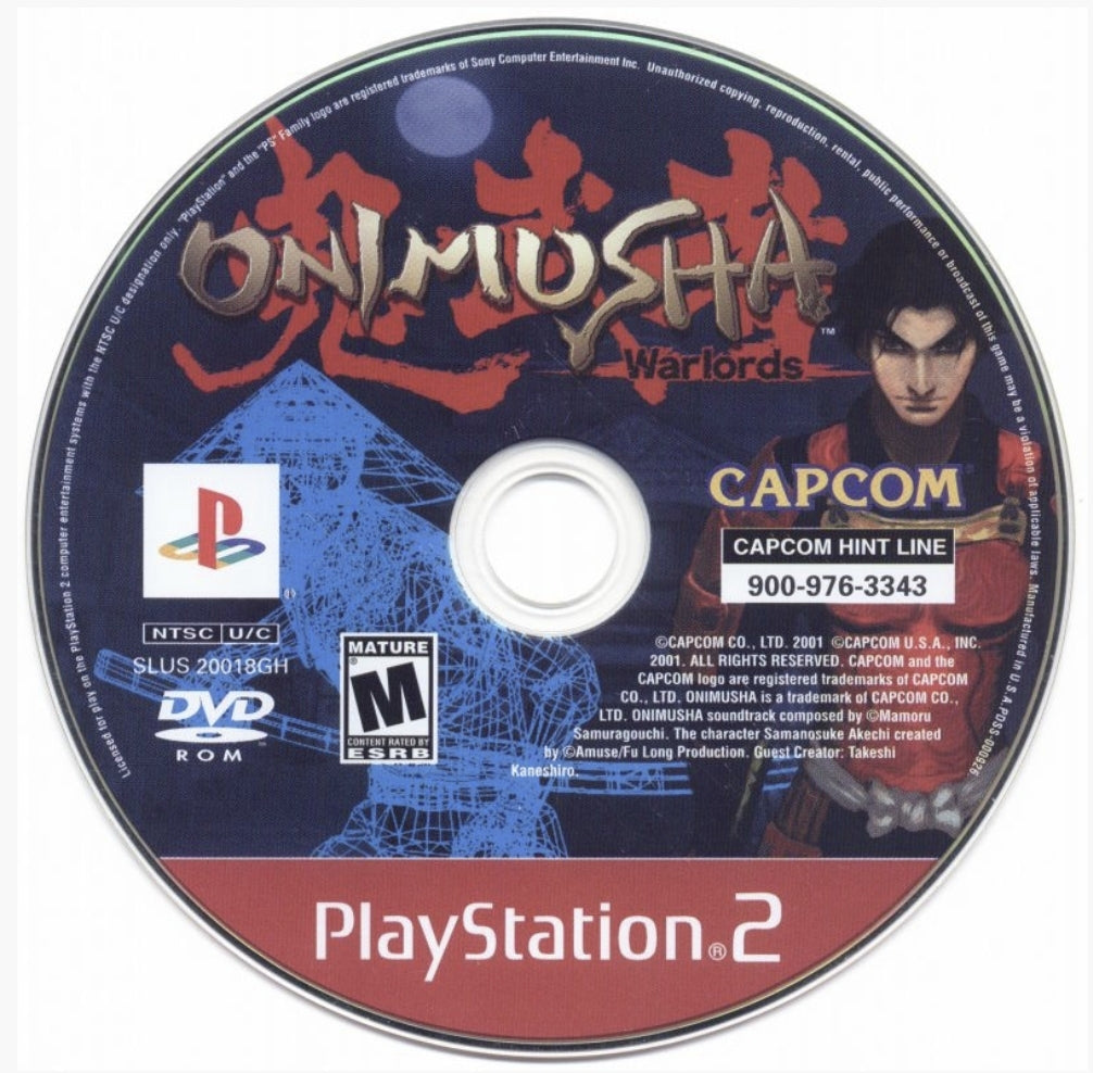 Onimusha: Warlords *Greatest Hits PlayStation 2