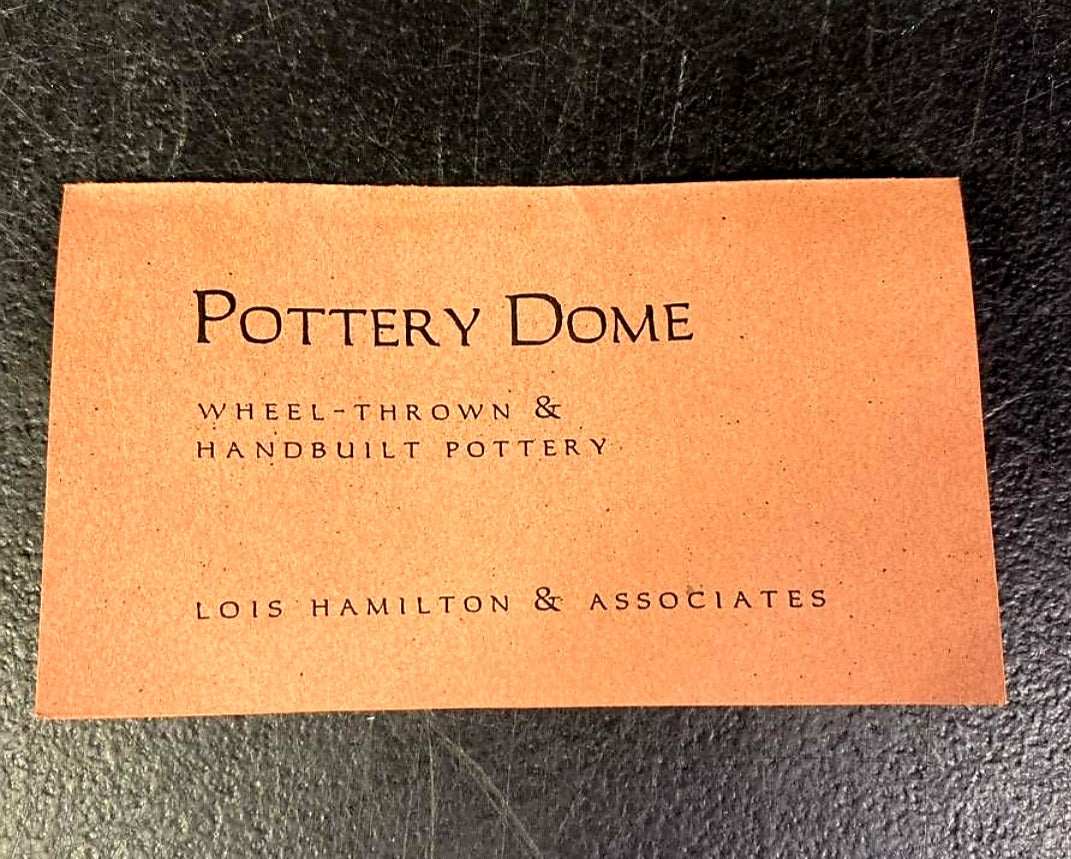 Vintage *Hand-Thrown Horse Theme Pottery Bowl Signed (Hamilton)