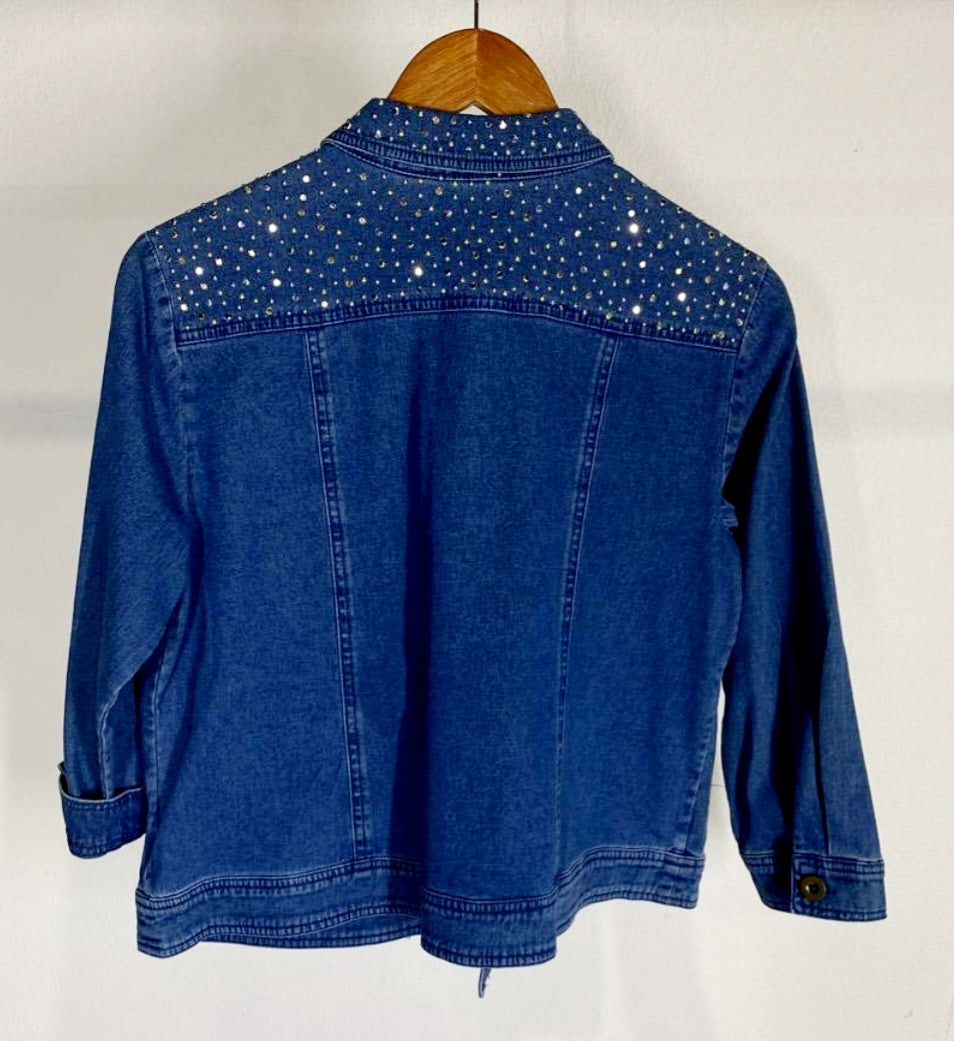 Great *Joan Rivers Jean Jacket (Size Medium)