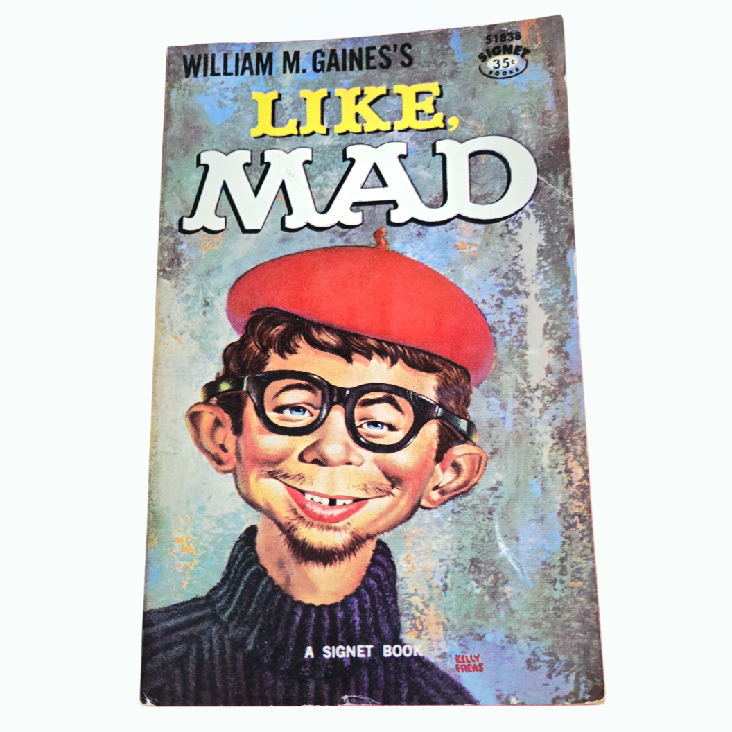Two (2) *Vintage 1960 Like MAD & 1961 Fighting MAD, Signet Humor Books