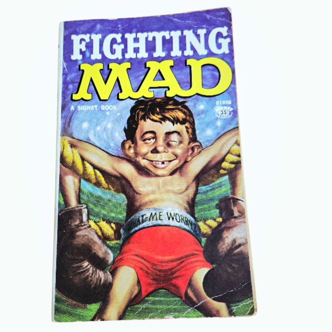 Two (2) *Vintage 1960 Like MAD & 1961 Fighting MAD, Signet Humor Books
