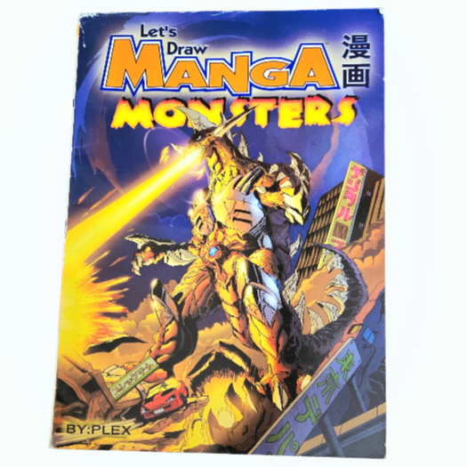 Great *Plex, "Let's Draw Manga Monsters" Art Instruction Guide 136-pg (2004)