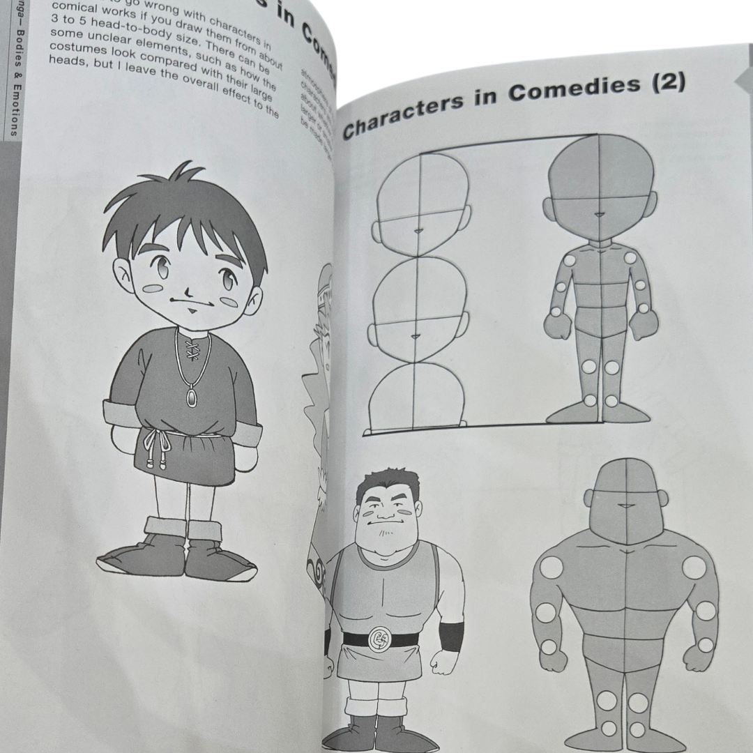 "Let's Draw Manga: Bodies & Emotions by Tadashi Ozawa (Beginner-Intermediate)