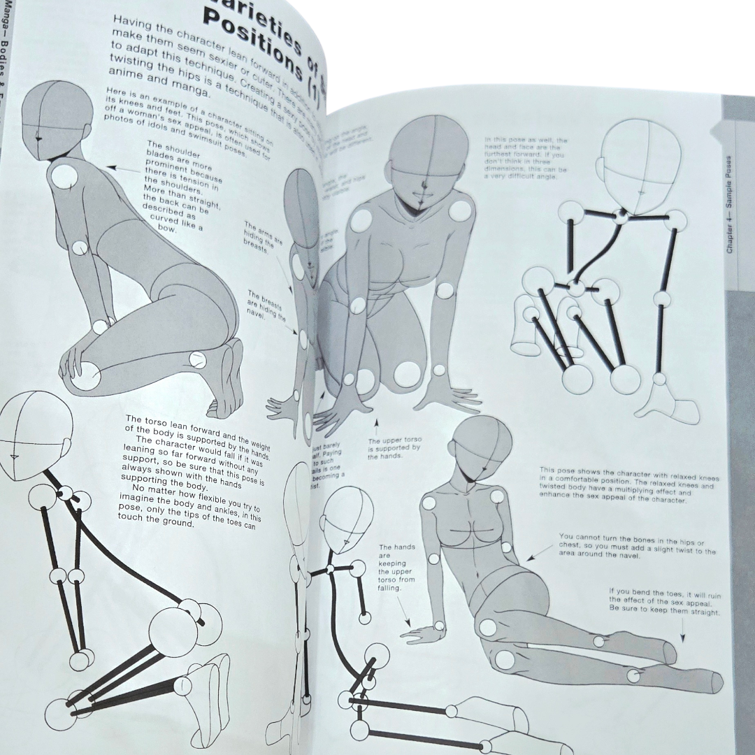 "Let's Draw Manga: Bodies & Emotions by Tadashi Ozawa (Beginner-Intermediate)