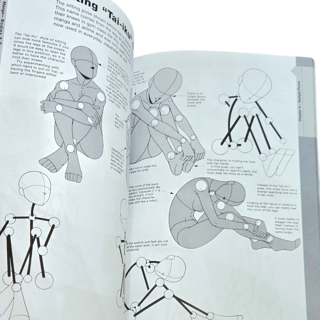 "Let's Draw Manga: Bodies & Emotions by Tadashi Ozawa (Beginner-Intermediate)