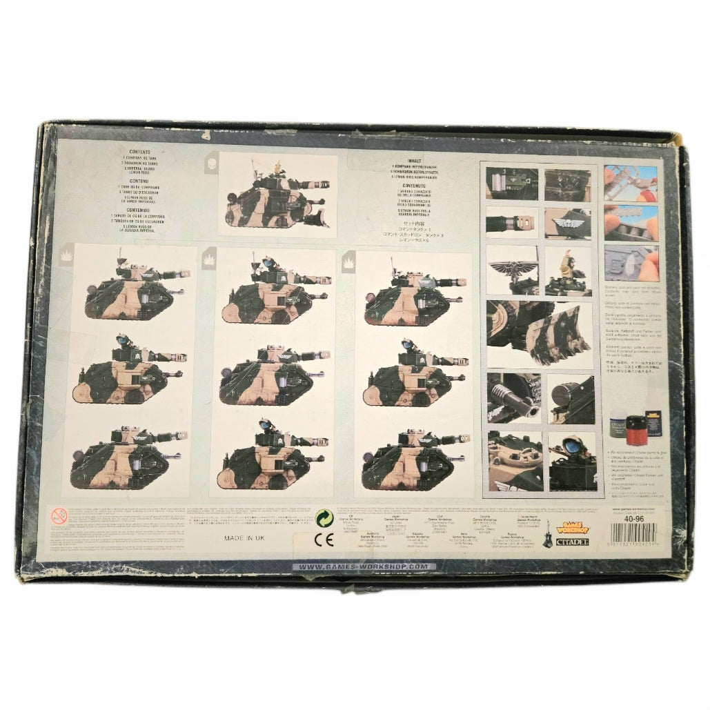Warhammer 40k Imperial Guard (Astra Militarum) Lot Emperor's Fist Tank Co. Box/Codexes