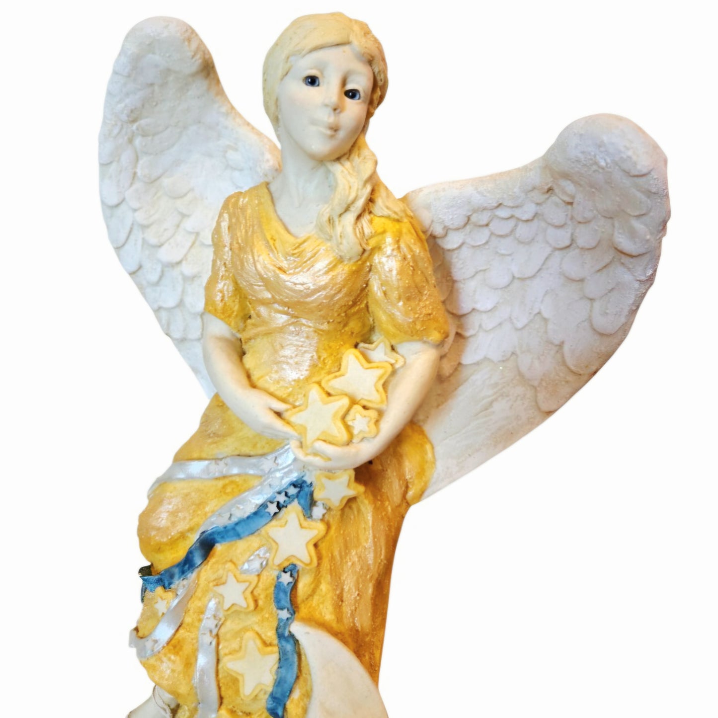 NIB *Vtg United Design Angels "Celestial Guardian Angel" Moon/Stars Fig. Ltd Ed/COA