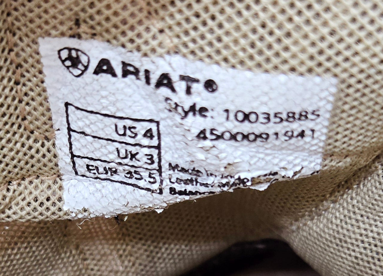 Ariat *Workhog XT VentTEK Bold Tooled Inlay Cowboy Boots (Boys/4)