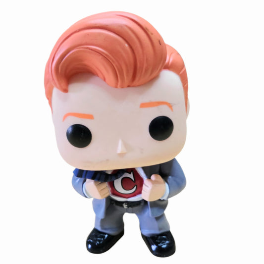 Funko Pop! Conan O'Brien #19 Revealed Clark Kent GameStop  Exclusive Loose