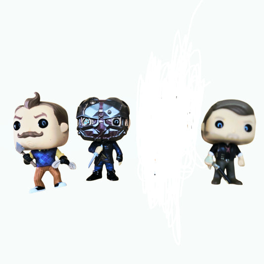 Three (3)*Funko POP! Characters #262, #122, #62