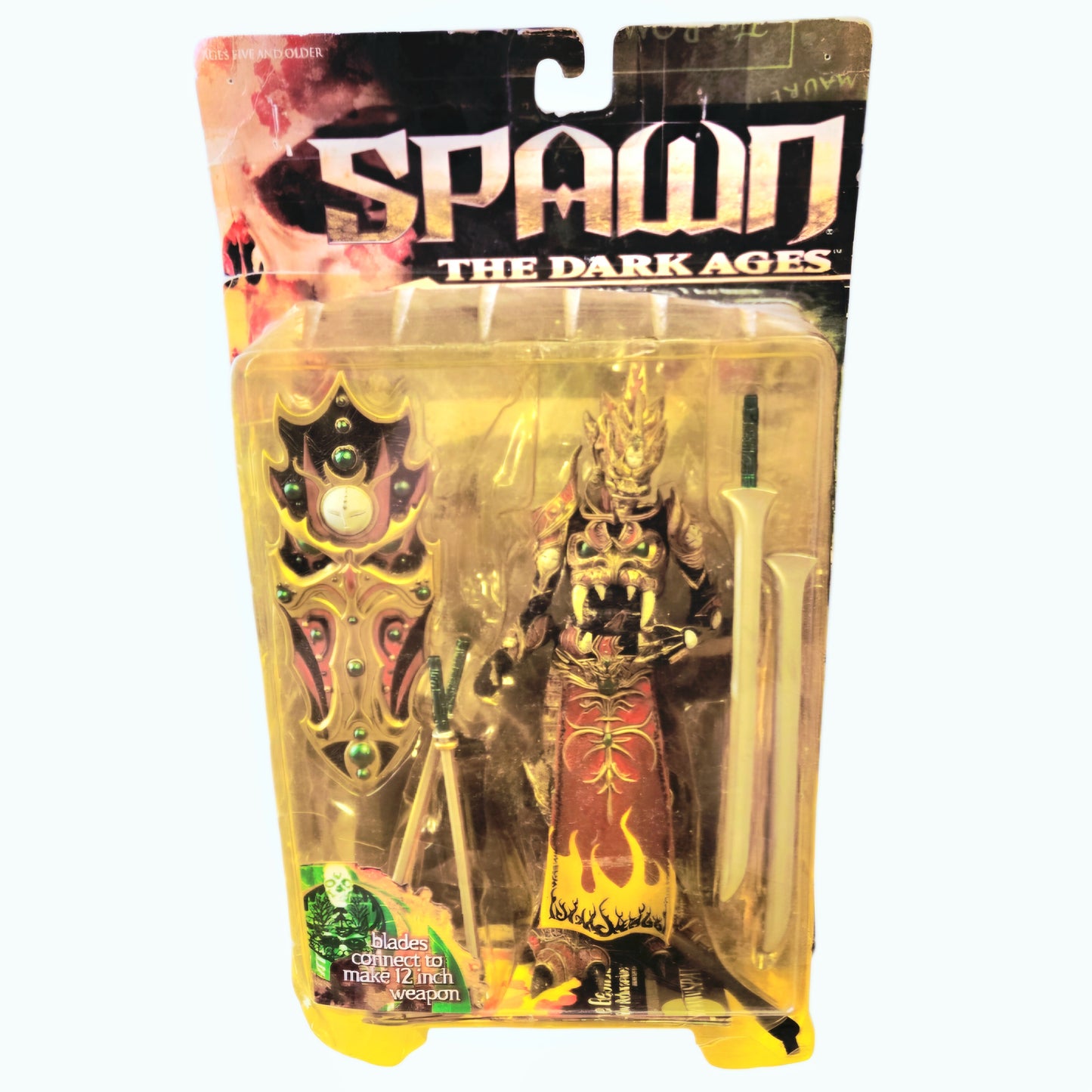 Vintage 1999 Spawn The Dark Ages Mandarin Spawn Series 14 Action Figure MOC