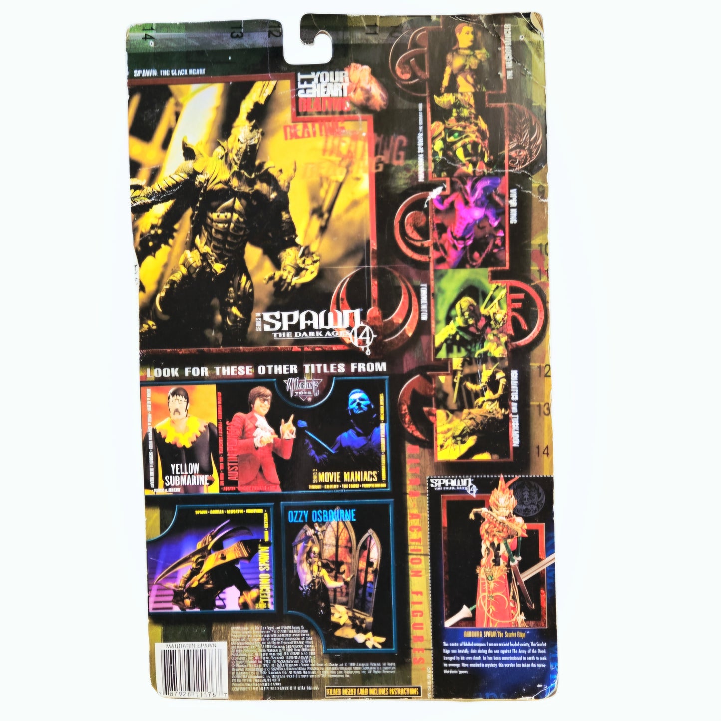 Vintage 1999 Spawn The Dark Ages Mandarin Spawn Series 14 Action Figure MOC