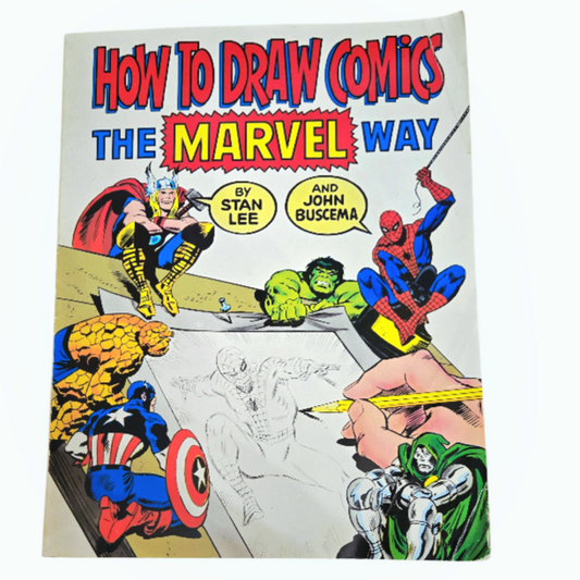 Great *How To Draw COMICS The Marvel Way by Stan Lee
