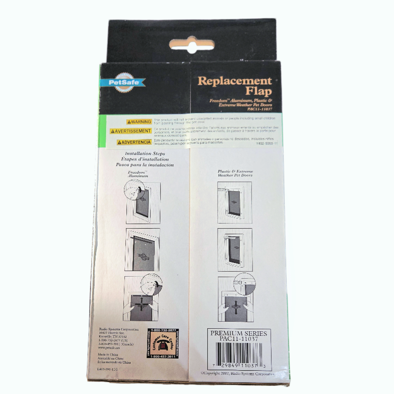 NIB *PetSafe Replacement Flap Extreme Weather Pet Door #PAC11-11037 (Small)
