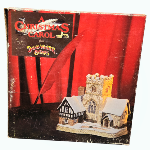 Nice *1989 David Winter Special Edition Cottage: "A Christmas Carol" (COA)