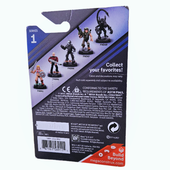 NIB *Mega Construx Heroes Series 1 Masters of the Universe Skeletor (22 pc) 2017