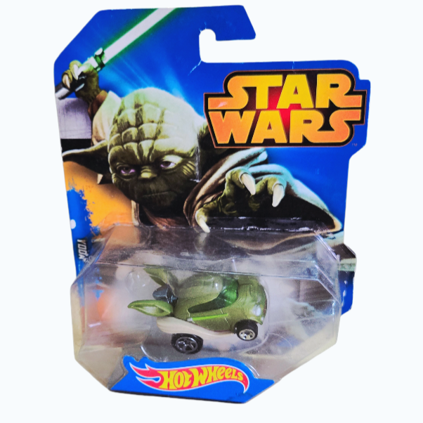 NIP *Hot Wheels 2014 Star Wars Yoda Die-Cast Car (Scale 1:64)