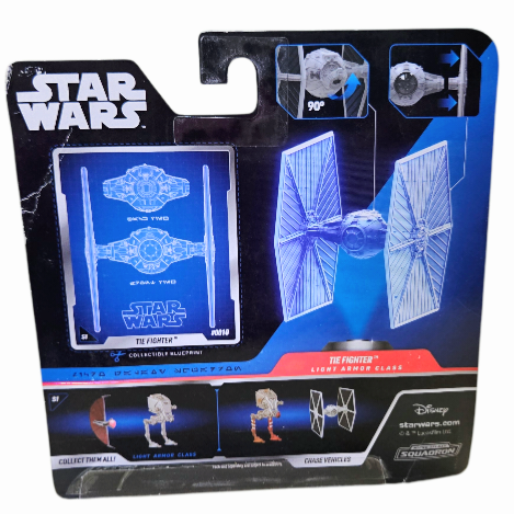 Star Wars *Micro Galaxy Squad Series 2 Tie Fighter Battle Damage Jazwares (2022)