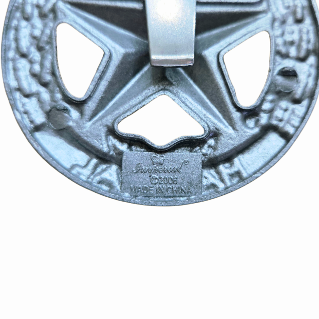 "Deputy US Marshal" Imperial Die-Cast Pewter Clip-On Badge (Legends of the West)