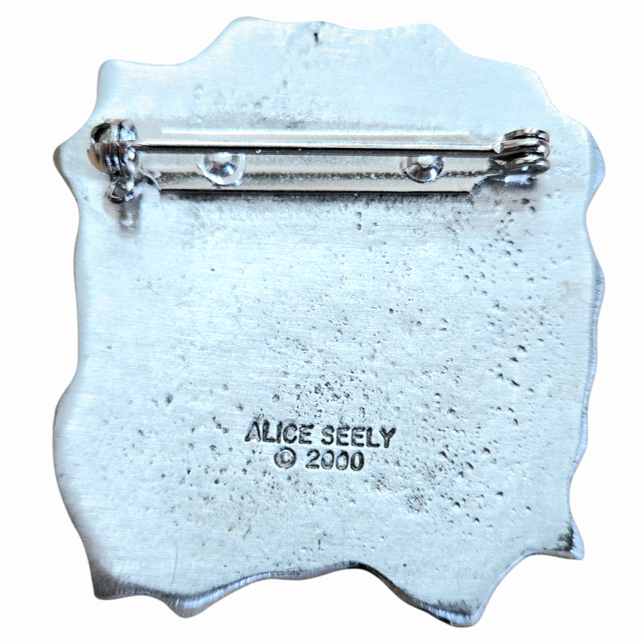 Vintage *Alice Seely: Pewter Pin – "Angel of the Kitchen" 2000