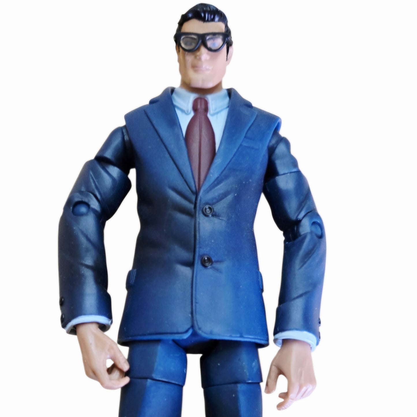 Mattel DC Super Heroes Clark Kent Action Figure - 6" Scale Blue Suit Vintage 2006