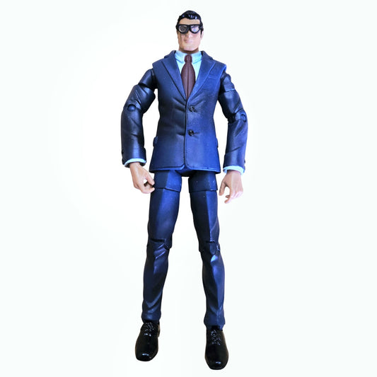 Mattel DC Super Heroes Clark Kent Action Figure - 6" Scale Blue Suit Vintage 2006