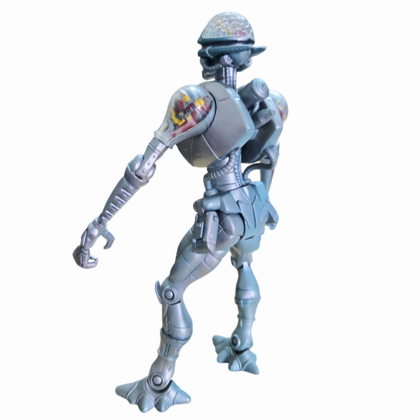 2006 Mattel/DC Super Heroes Series 3 "Select Sculpt" Metallic Blue Robotic Brainiac