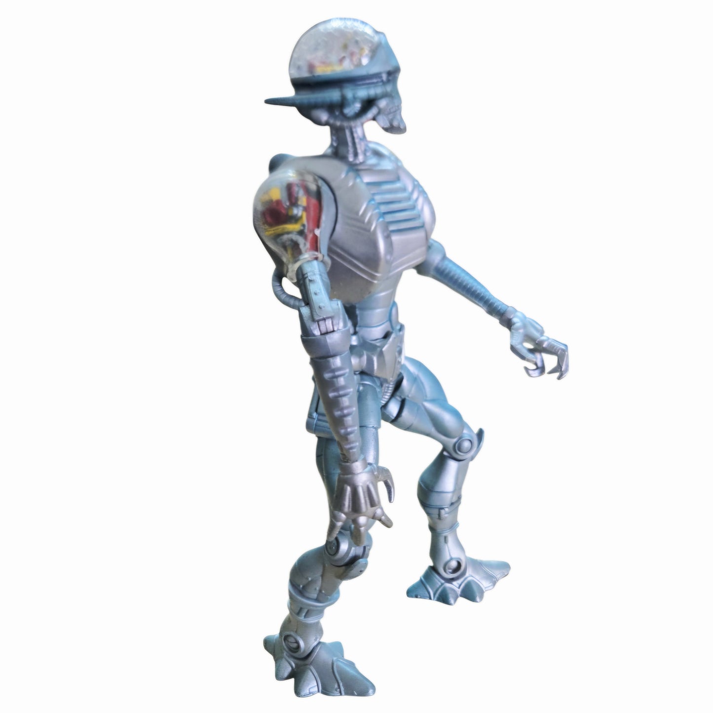 2006 Mattel/DC Super Heroes Series 3 "Select Sculpt" Metallic Blue Robotic Brainiac