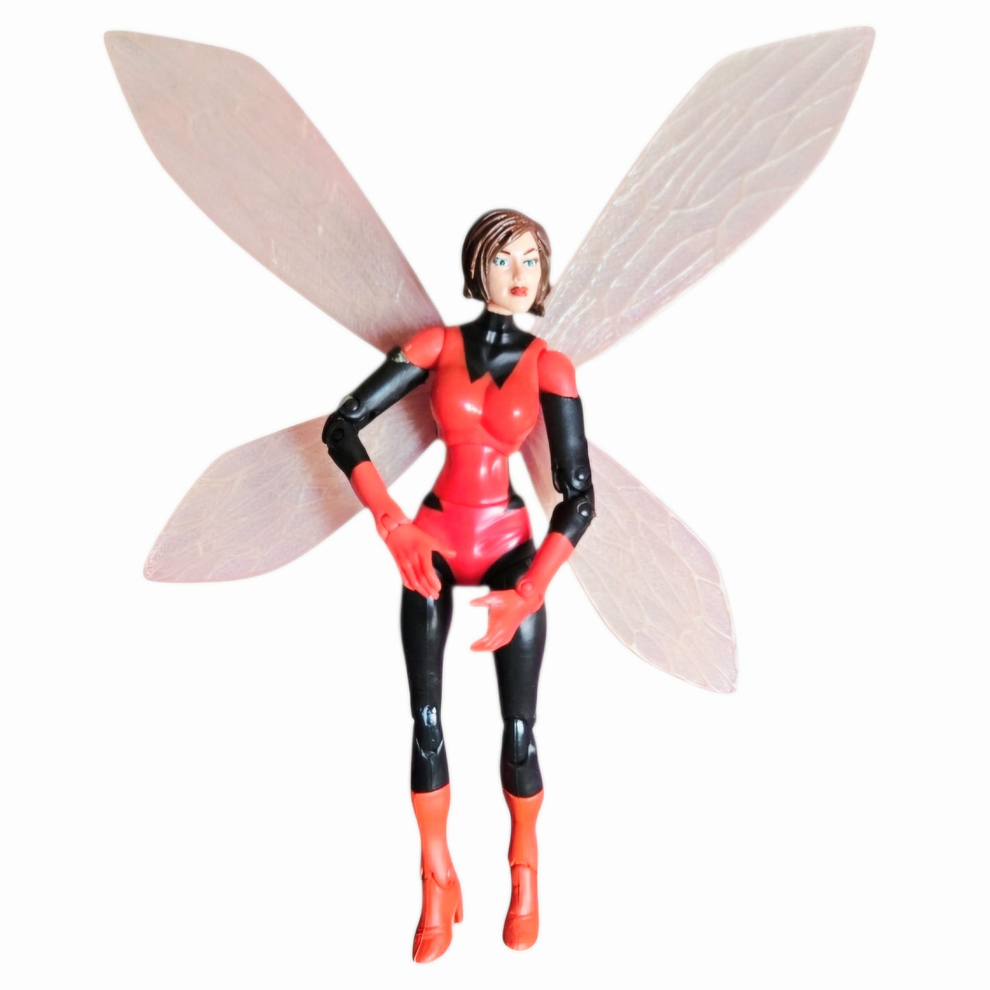 Toy Biz Marvel Legends WASP RED VARIANT Modok Series BAF 2006 Loose Complete