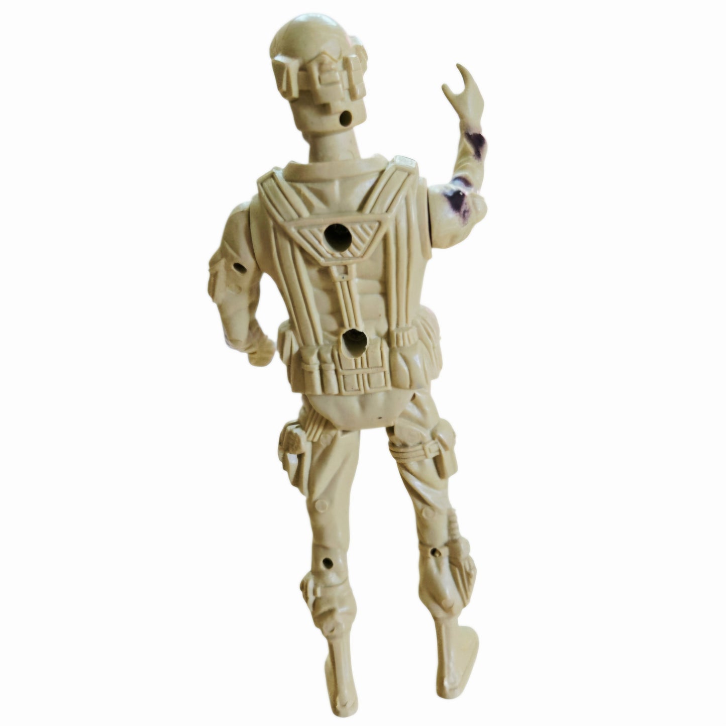 Vintage Greenbrier International 4" Military Action Figure - Tan Desert Camo Soldier
