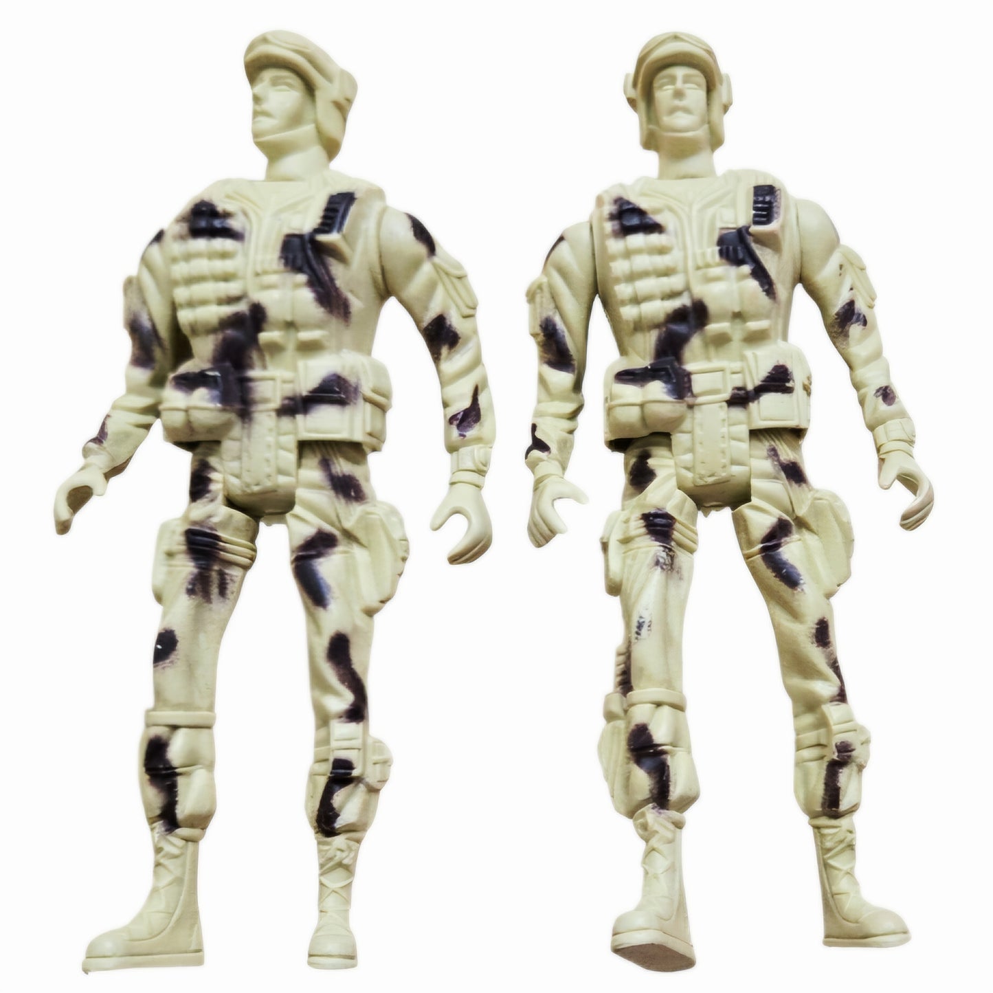 Lot of 2 Greenbrier International Military Special Forces 5" Figures Tan Camo