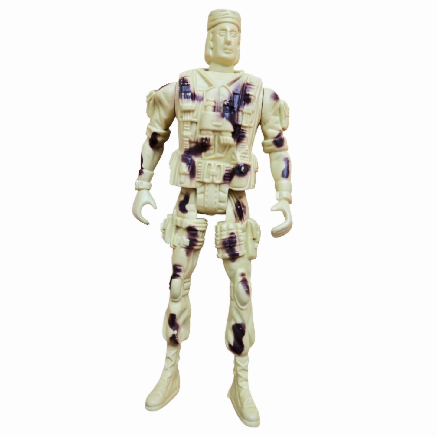 Vintage Greenbrier International 4" Military Action Figure - Tan Desert Camo Soldier