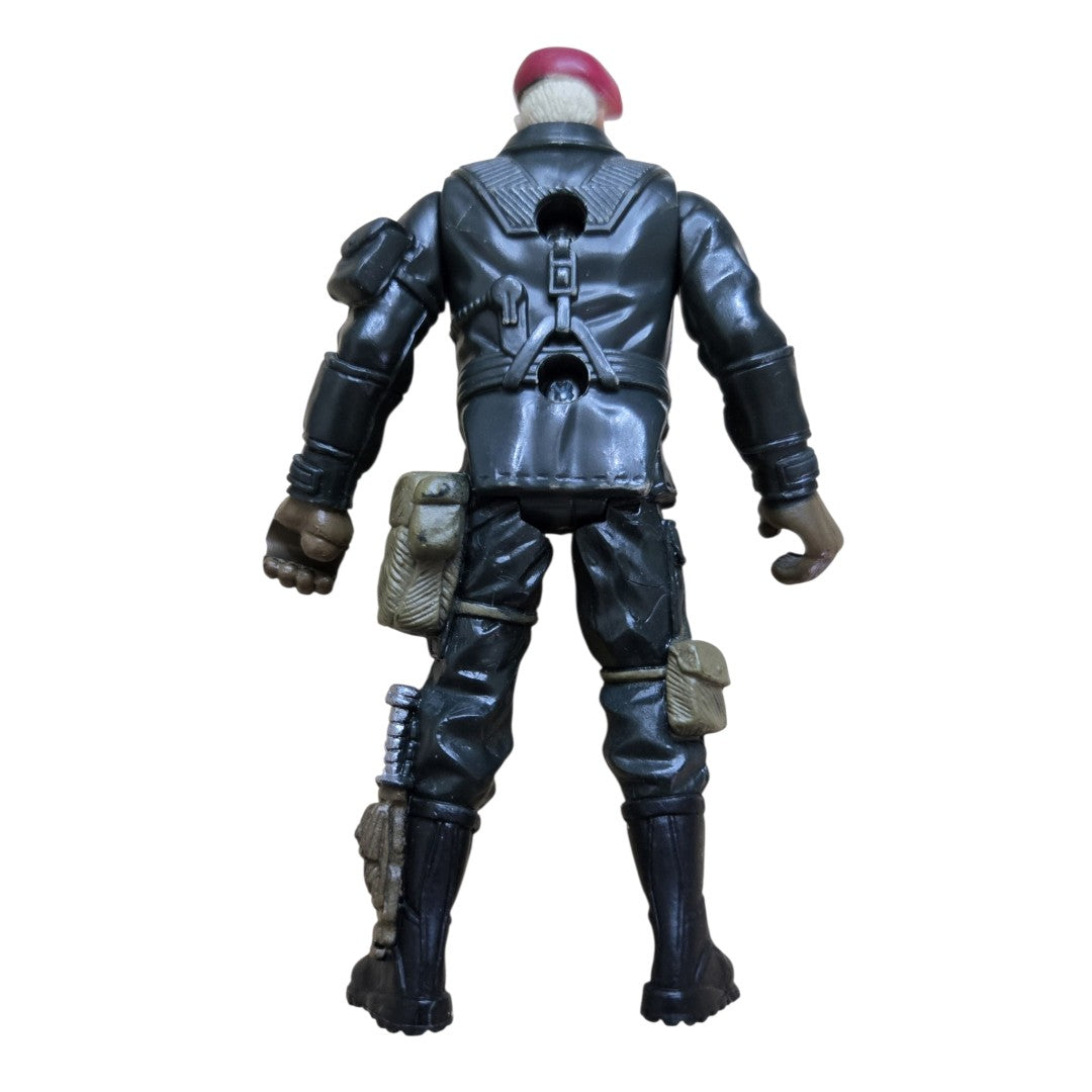 Vintage Chap Mei Military Action Figure - Red Beret Colonel Stewart 4"
