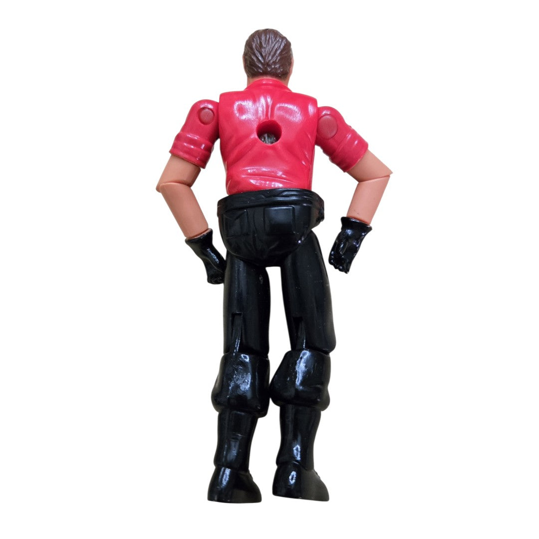 Vintage 4" Action Figure Red Shirt Black Pants Tactical Boots – Maisto / Bass Pro Shops