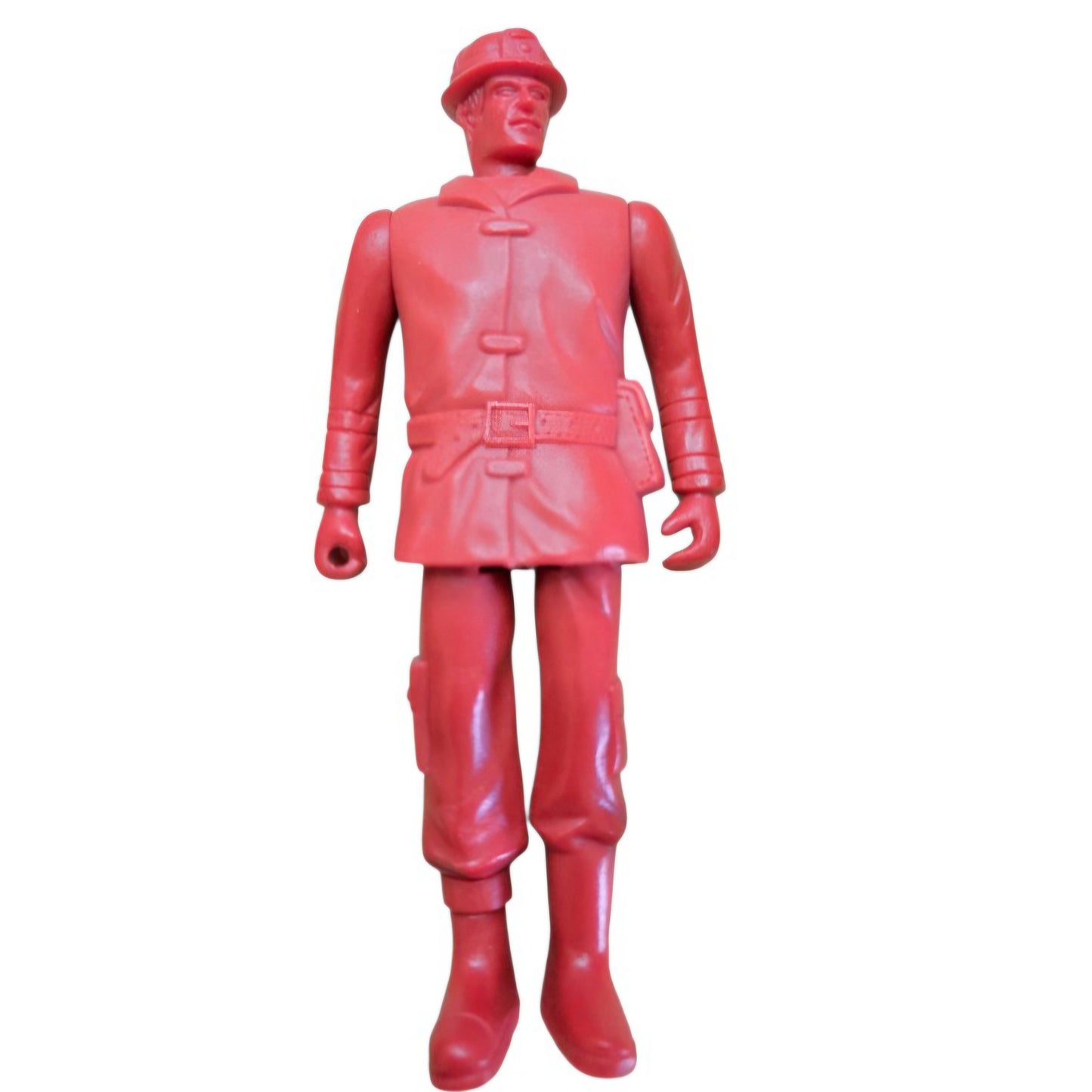 Vintage Red Plastic Action Figures Toy Soldiers Rescue Lot of 3 Greenbrier