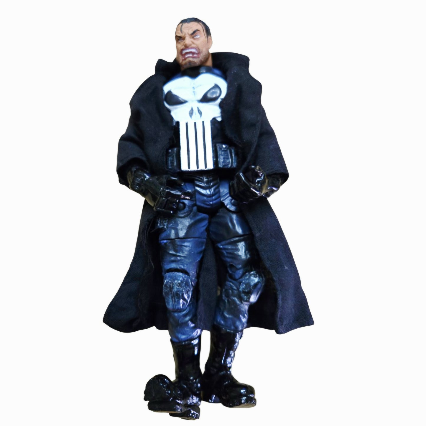 Marvel Legends Punisher Figure Toy Biz Urban Legends 2003 Loose Trench Coat