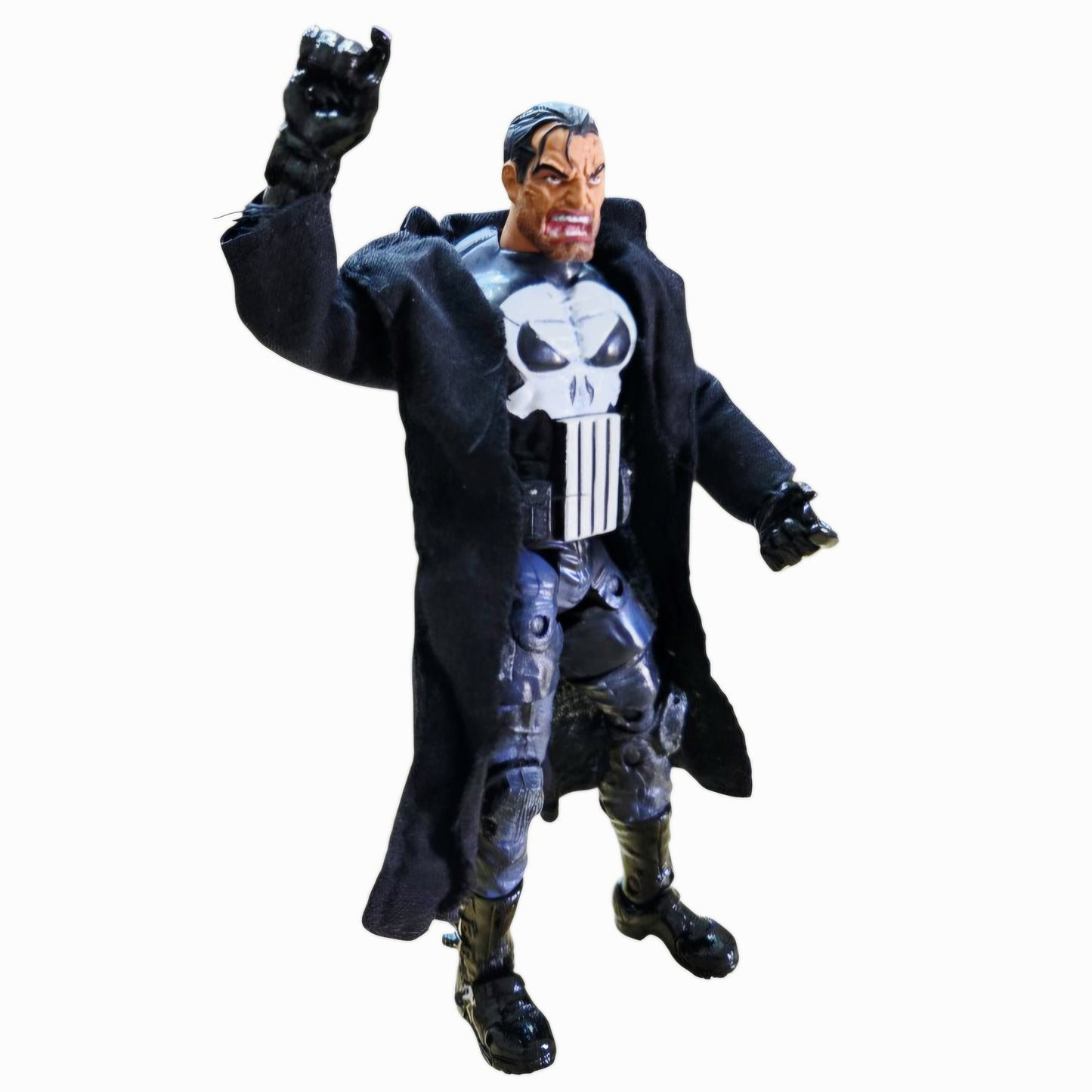 Marvel Legends Punisher Figure Toy Biz Urban Legends 2003 Loose Trench Coat