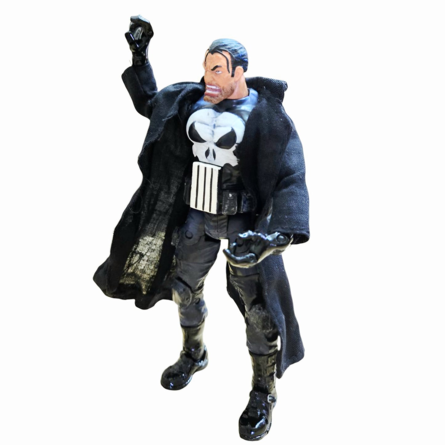 Marvel Legends Punisher Figure Toy Biz Urban Legends 2003 Loose Trench Coat