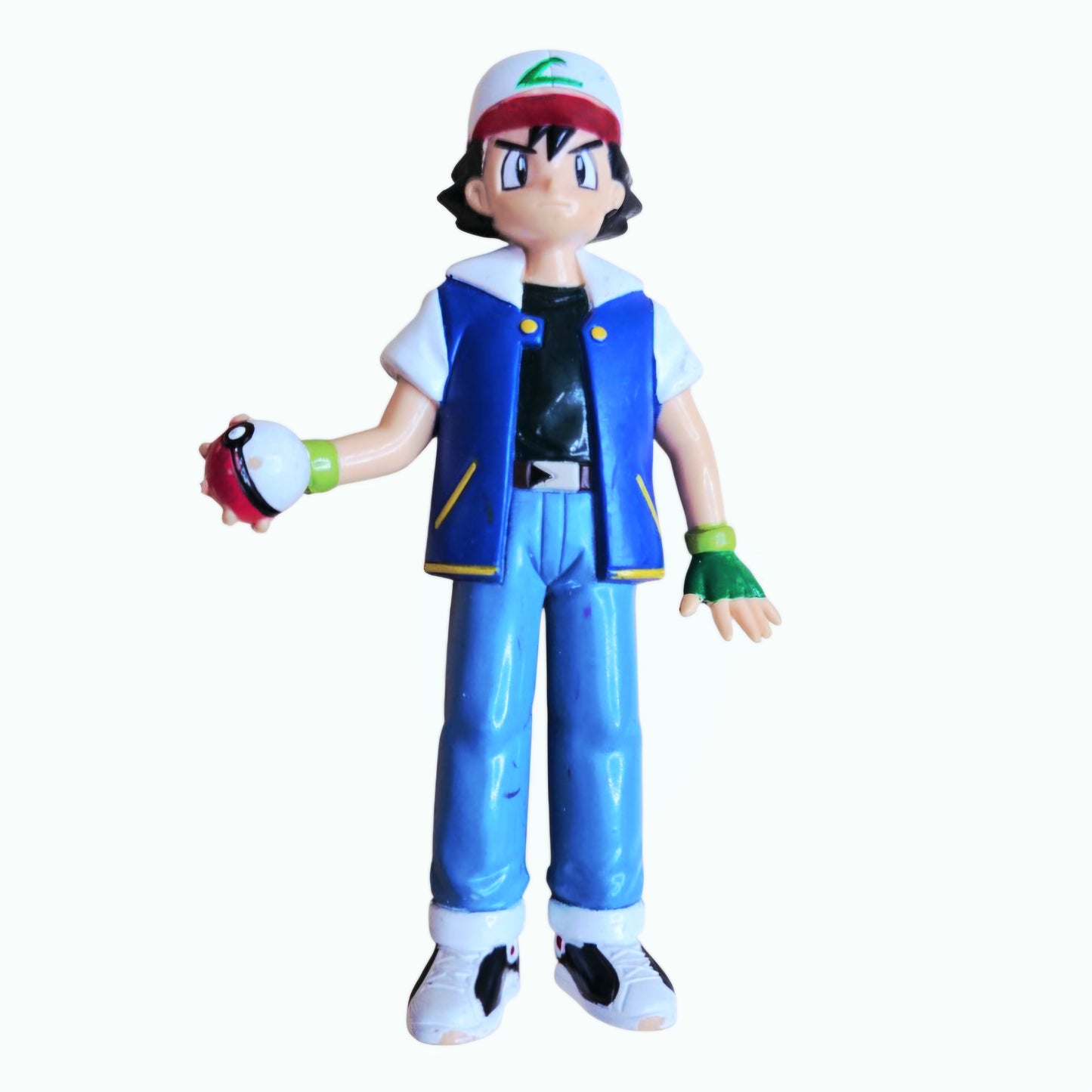 Vintage (1998) Pokémon Figure Lot Tomy Auldey - Ash, Misty, Brock Anime Trainers Loose